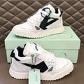 Color: 2 - Size: MEN US7=EUR40=250MM - 2023Casual shoes Men Mid-Top shoes OUT OF OFFICE Sneakers with Black Arrows on Both Sides Rubber Sole White Lace-Up Strap Designer Mens Womens Sneakers Fashion Trend TAVEN System LLC