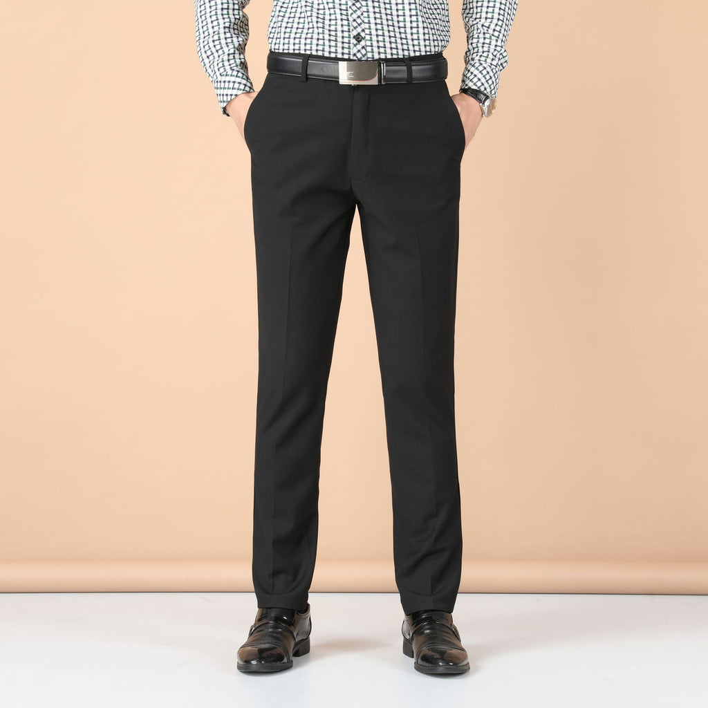 Men's Business Wear Slim-fit Trousers Spring and Autumn Casual Men's Wear Youth Work Dress Work Black Business Suit TAVEN System LLC