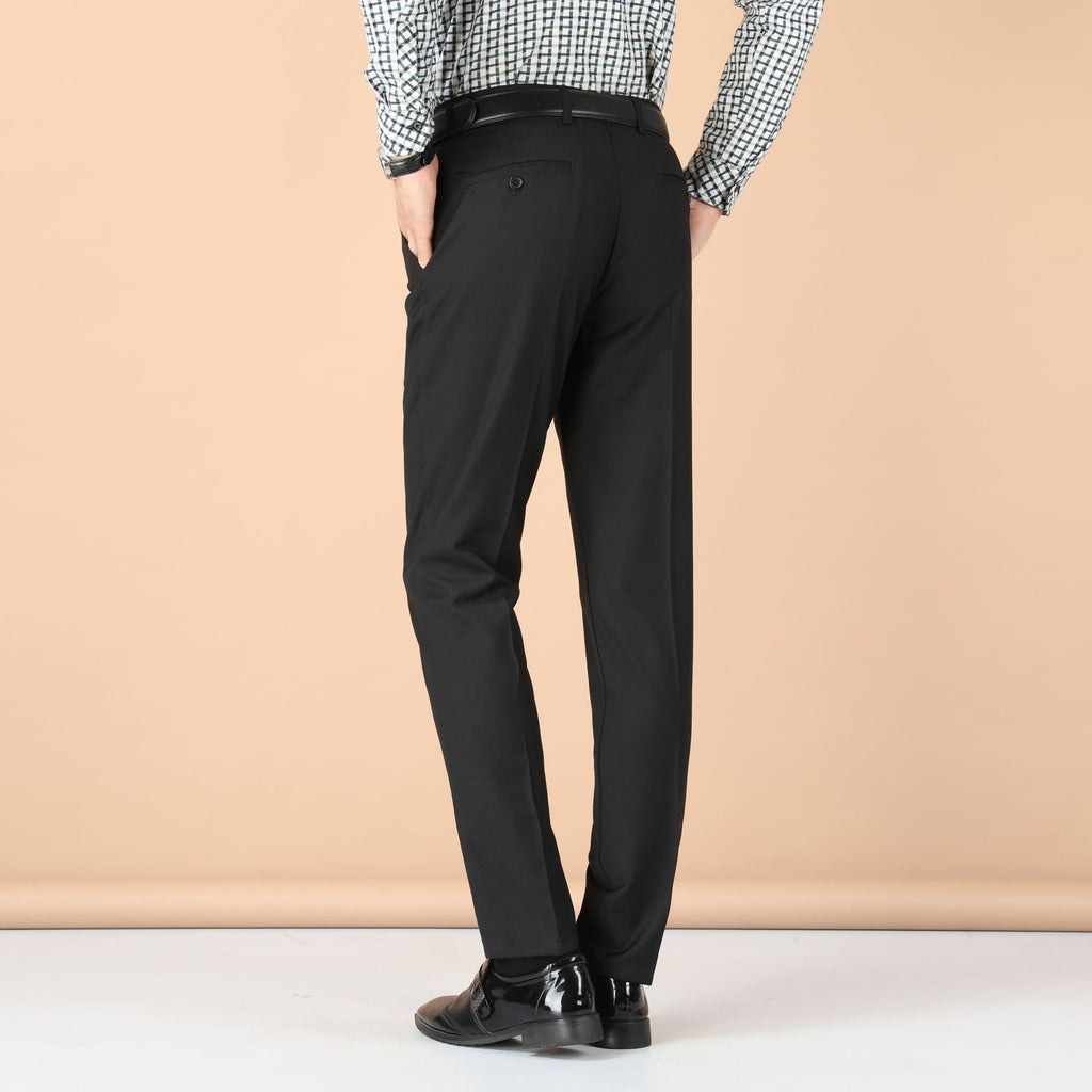 Men's Business Wear Slim-fit Trousers Spring and Autumn Casual Men's Wear Youth Work Dress Work Black Business Suit TAVEN System LLC
