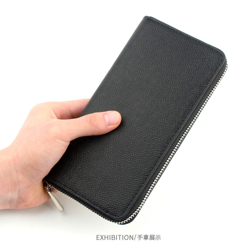 Cross-border Cloth Saffiano Long Men's Wallet Fashionable Zipper 60017 Japanese Wallet for Women TAVEN System LLC