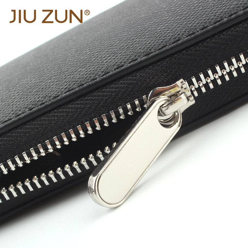 Cross-border Cloth Saffiano Long Men's Wallet Fashionable Zipper 60017 Japanese Wallet for Women TAVEN System LLC