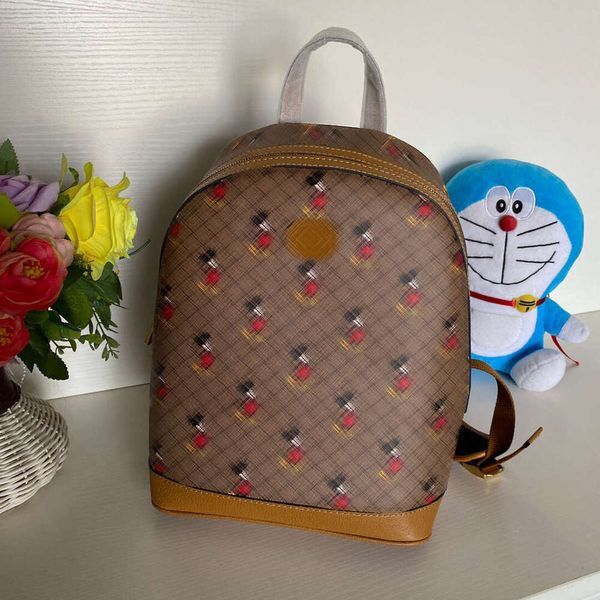 Color: A1 23X33X14 - Luxury Mouse Print Backpacks Designer Backpack Lady Schoolbag Satchel Fashion Book Handbags Shoulder Bag Purses Knapsack Bookbag E1BGU TAVEN System LLC