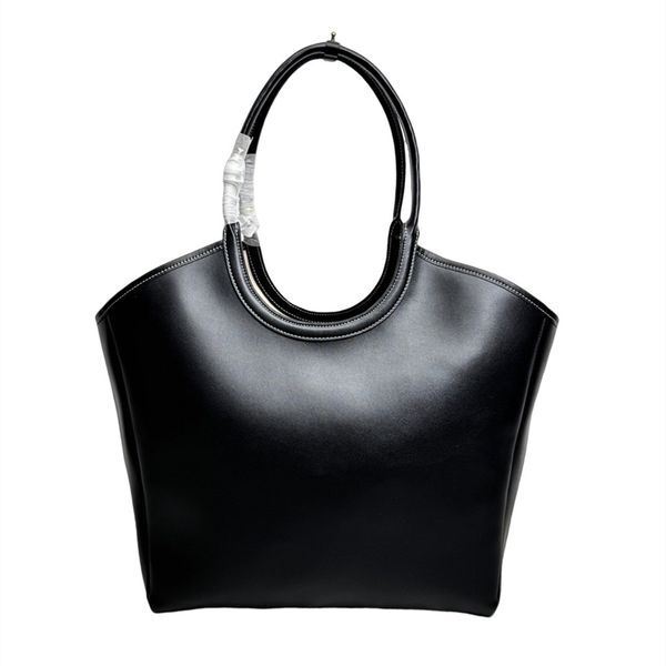 Color: Black - Brand Designer Women Tote Fashion Shopping Bags genuine leather Shoulder Bag Handbags for Ladies TAVEN System LLC