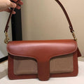 Color: A5 - Fashion crossbody bags envelope tabby 26 bacchus clutch white Small chain bag Women Clutch flap satchel Bags Brown Purses Genuine Leather tote hand bag high quality TAVEN System LLC