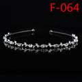 Color: F064 - Korean Style Popular Freshwater Pearl Headband Taven