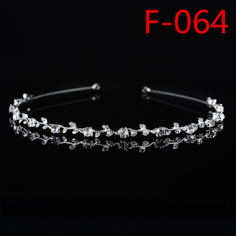 Color: F064 - Korean Style Popular Freshwater Pearl Headband Taven