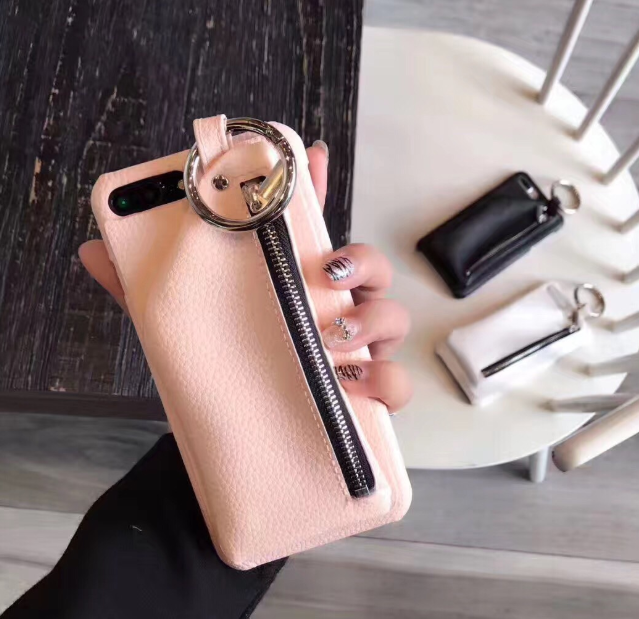 Color: Pink, Model: IphoneXR MAX - Compatible with Apple, Iphone Case With Leather Pouch and Keyring TAVEN System LLC