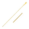 10k Yellow Gold Wheat Chain 0.6mm (0.60 mm) Taven