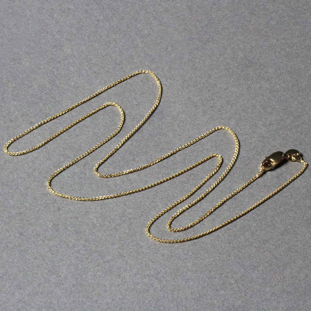10k Yellow Gold Wheat Chain 0.6mm (0.60 mm) Taven