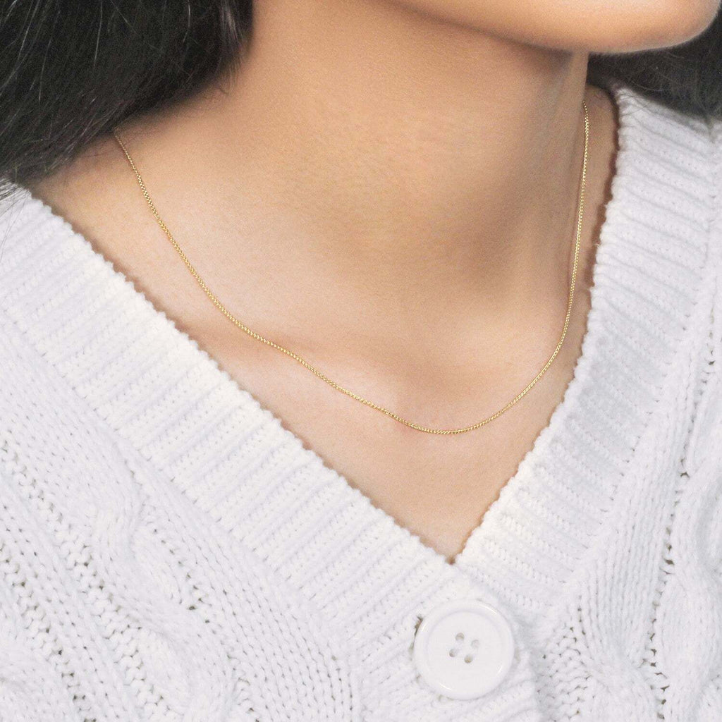 10k Yellow Gold Wheat Chain 0.6mm (0.60 mm) Taven