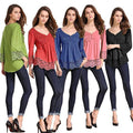 Size: SMALL,Blouse Color: MARGARITA GREEN - Explora Tops In Pretty Pintucks And Breezy Lace Details TAVEN System LLC