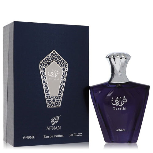 Afnan Turathi Blue by Afnan Eau De Parfum Spray 3 oz (Men) Afnan