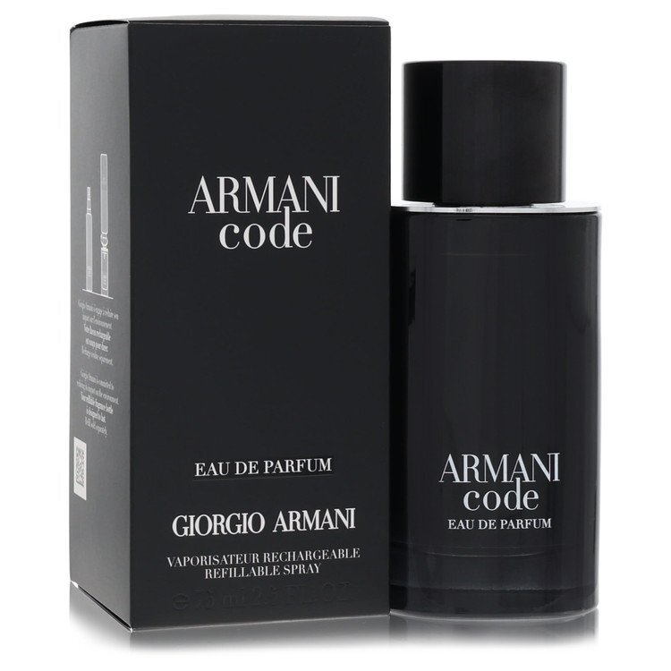 Armani Code by Giorgio Armani Eau De Parfum Refillable Spray 2.5 oz (Men) Taven