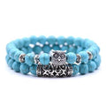 Color: Pure white - Natural Stone Intuitive Owl Bracelet Taven