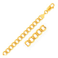 14k Yellow Gold Curb Chain (6.20 mm) TAVEN System LLC