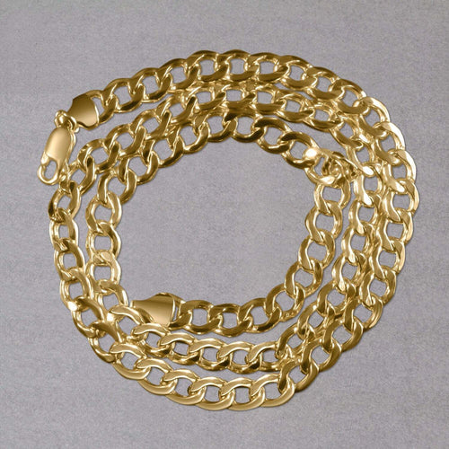 14k Yellow Gold Curb Chain (6.20 mm) TAVEN System LLC