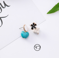 Color: 37 - Korean version of the personality wild green Sen earrings temperament long paragraph super fairy earrings retro cold wind tassel earrings Taven