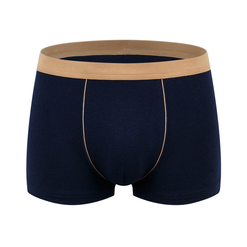 Men's cotton underwear plus size fat guy boxers breathable 3D seamless sexy youth cotton red boxers TAVEN System LLC