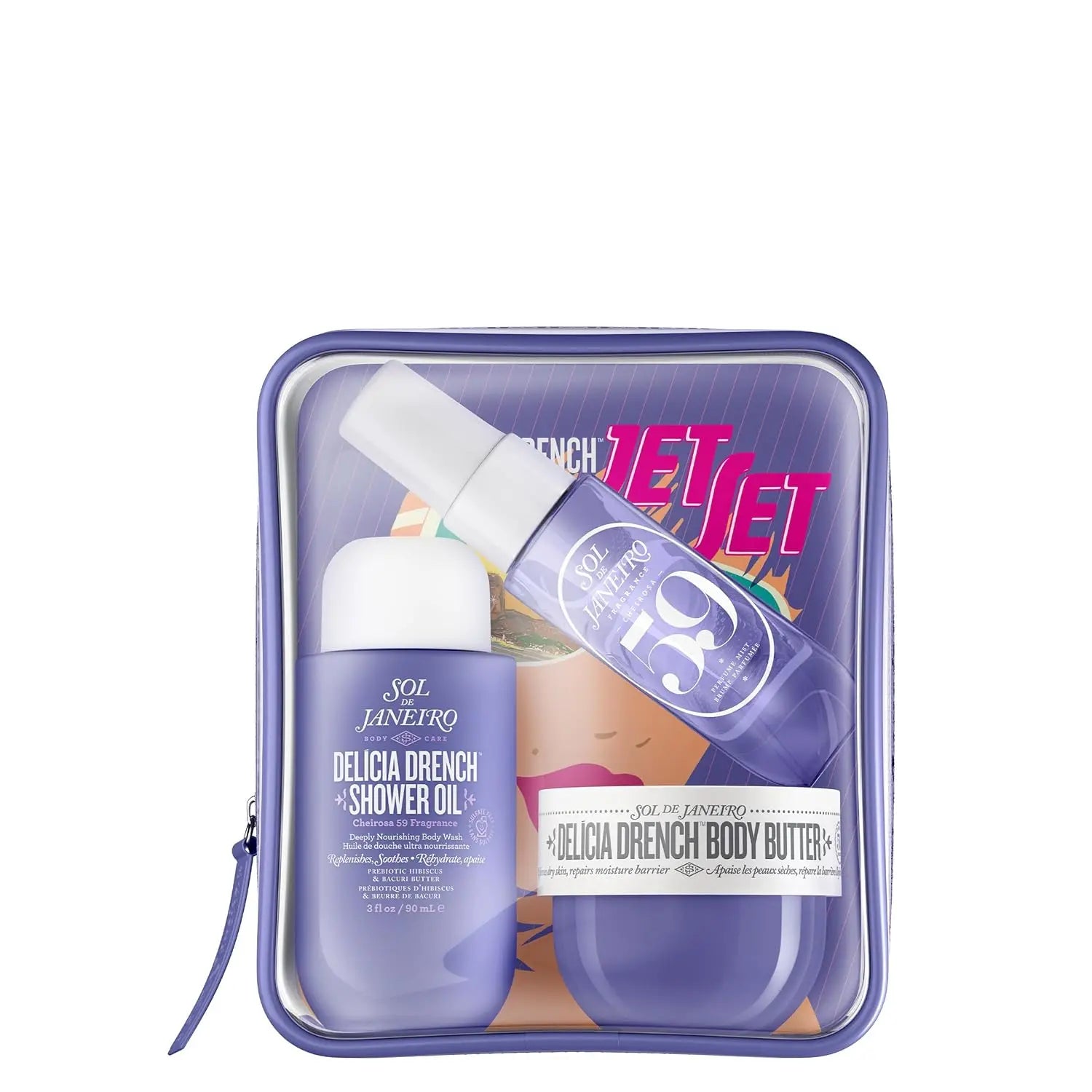 Sol de Janeiro Cheirosa Perfume Mist Gift Set – Tropical Dragon Fruit, Lychee, Vanilla & Musk Scent, Refreshing Hair & Body Fragrance, Perfect Present for Women, Summer-Ready Aroma TAVEN System LLC