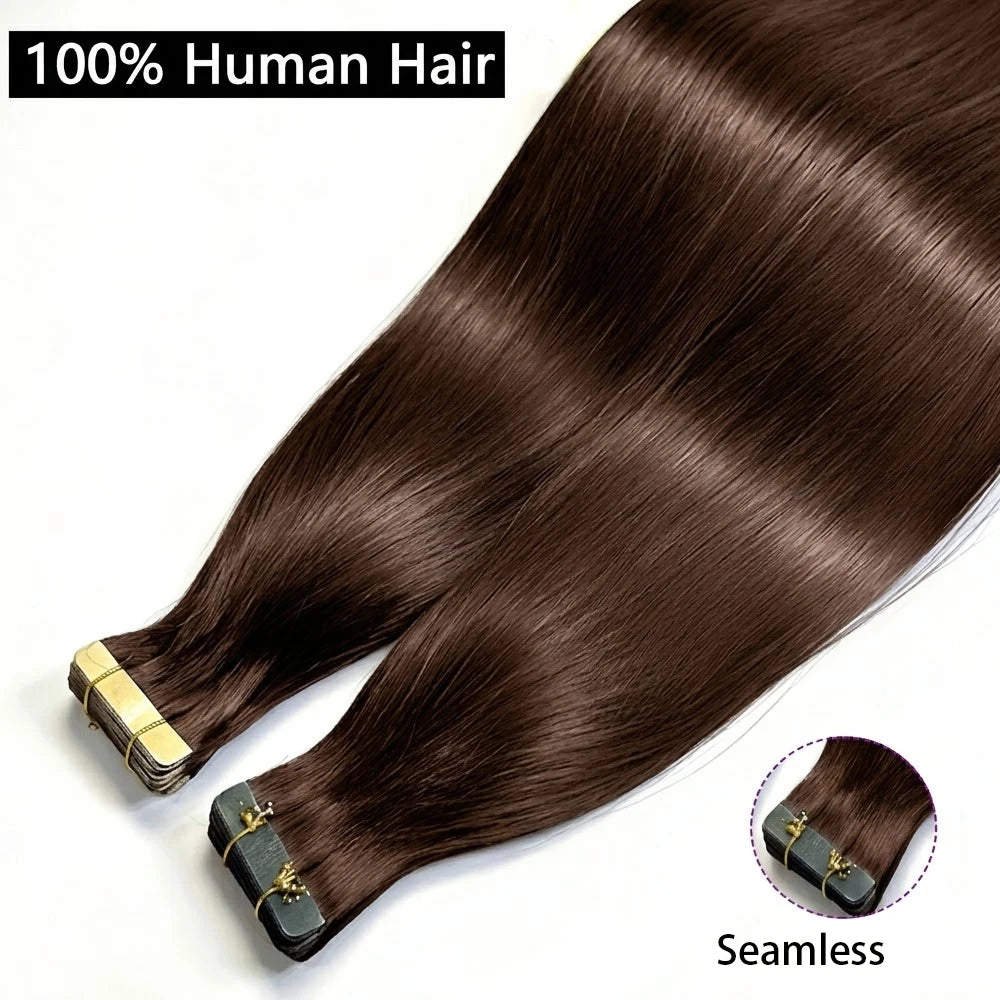 Skin Invisible Tape In Virgin Human Hair Extensions