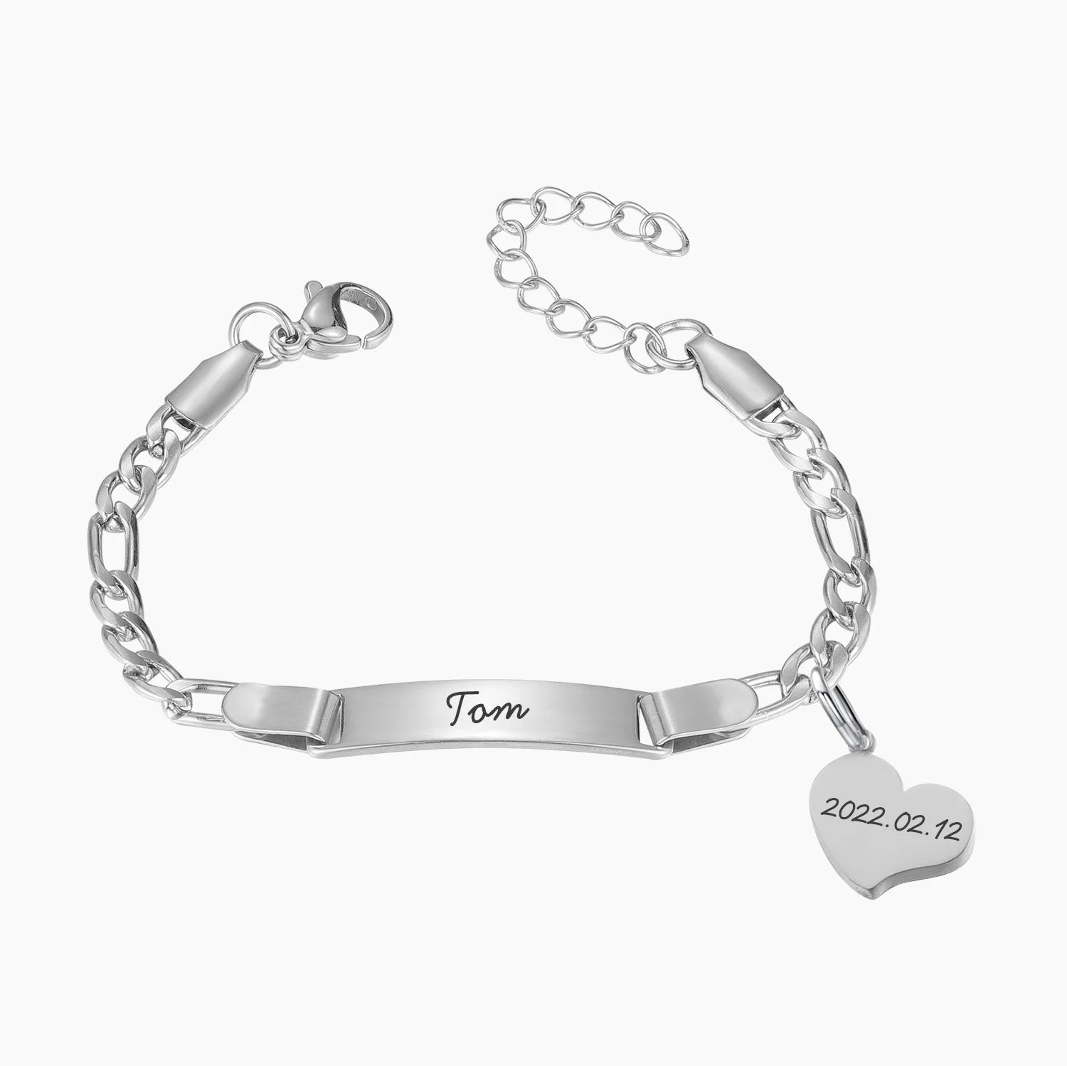 Custom Bracelet With Gold Plated Baby Personalized ID Engrave Name Bracelets For Women Medical Id Birthday Gift Jewelry Adjustab TAVEN System LLC