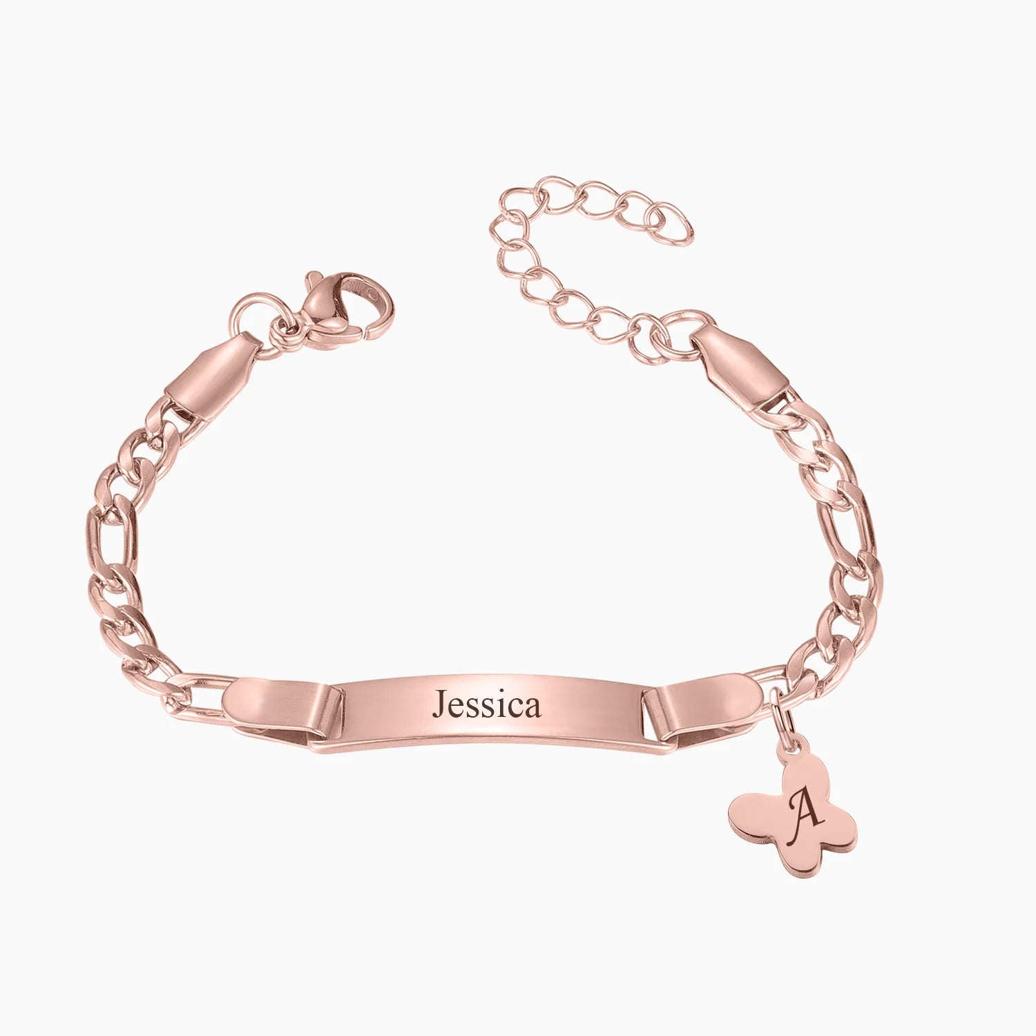 Custom Bracelet With Gold Plated Baby Personalized ID Engrave Name Bracelets For Women Medical Id Birthday Gift Jewelry Adjustab TAVEN System LLC