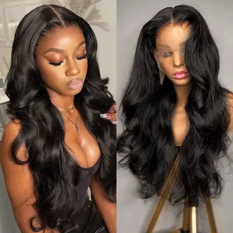 Ships From: CHINA, Stretched Length: 10inches, Density: 100%, Lace Size: 13x4 - Body wave hd transparent lace wig 13x6 human hair For Women choice Pre Plucked 30 40 Inch wavy Frontal brazilian cheap Wigs Taven