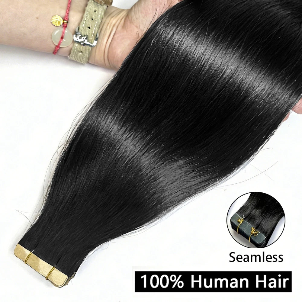 Skin Invisible Tape In Virgin Human Hair Extensions