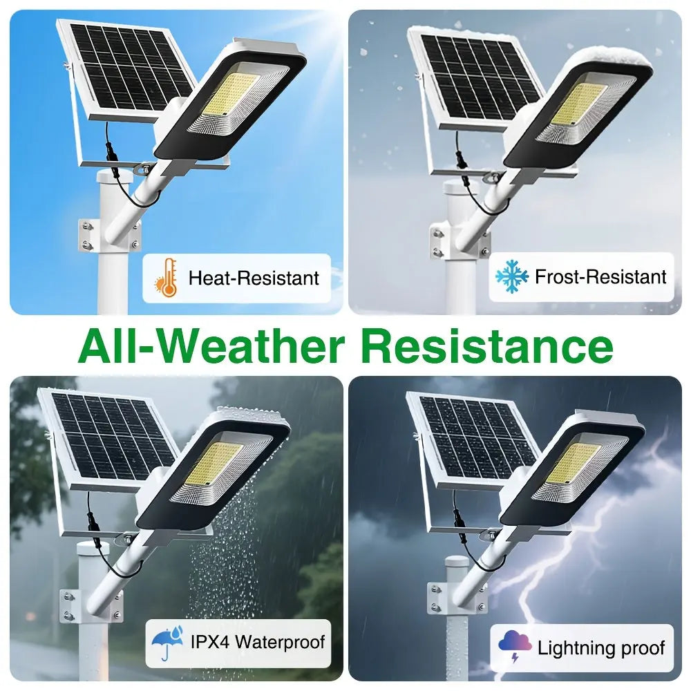 4 sets of outdoor waterproof solar lamps, 6000mAh solar street lamps, suitable for outdoor lighting from dusk to dawn TAVEN System LLC
