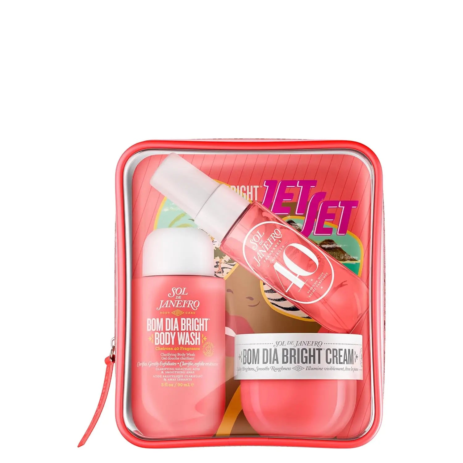 Sol de Janeiro Cheirosa Perfume Mist Gift Set – Tropical Dragon Fruit, Lychee, Vanilla & Musk Scent, Refreshing Hair & Body Fragrance, Perfect Present for Women, Summer-Ready Aroma TAVEN System LLC