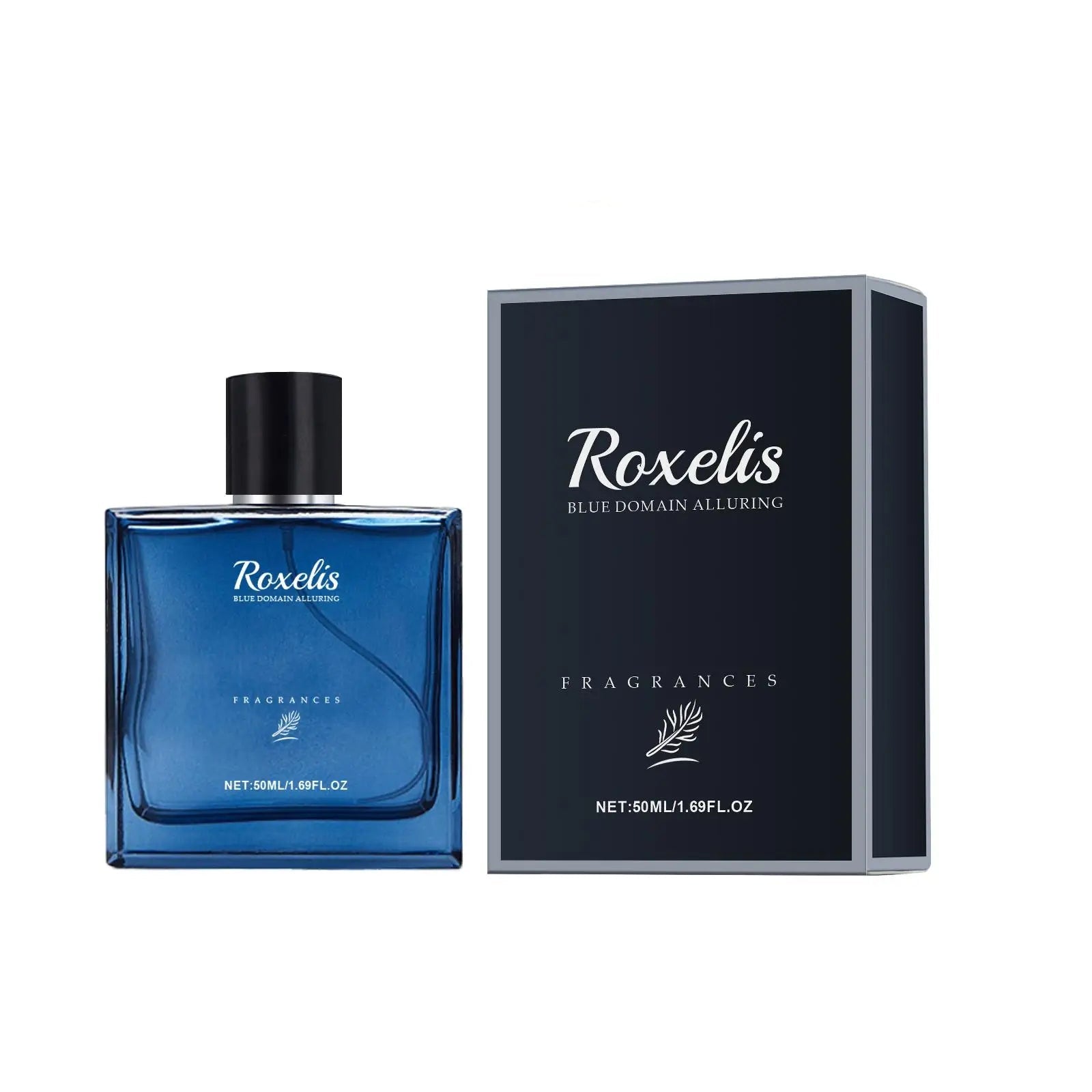 Roxelis 50ml Charmig Cologne Perfume Spray Men's Blue Domain Fragrance Lasting Scent Pheromone Flirting Romantic Dating Perfume TAVEN System LLC