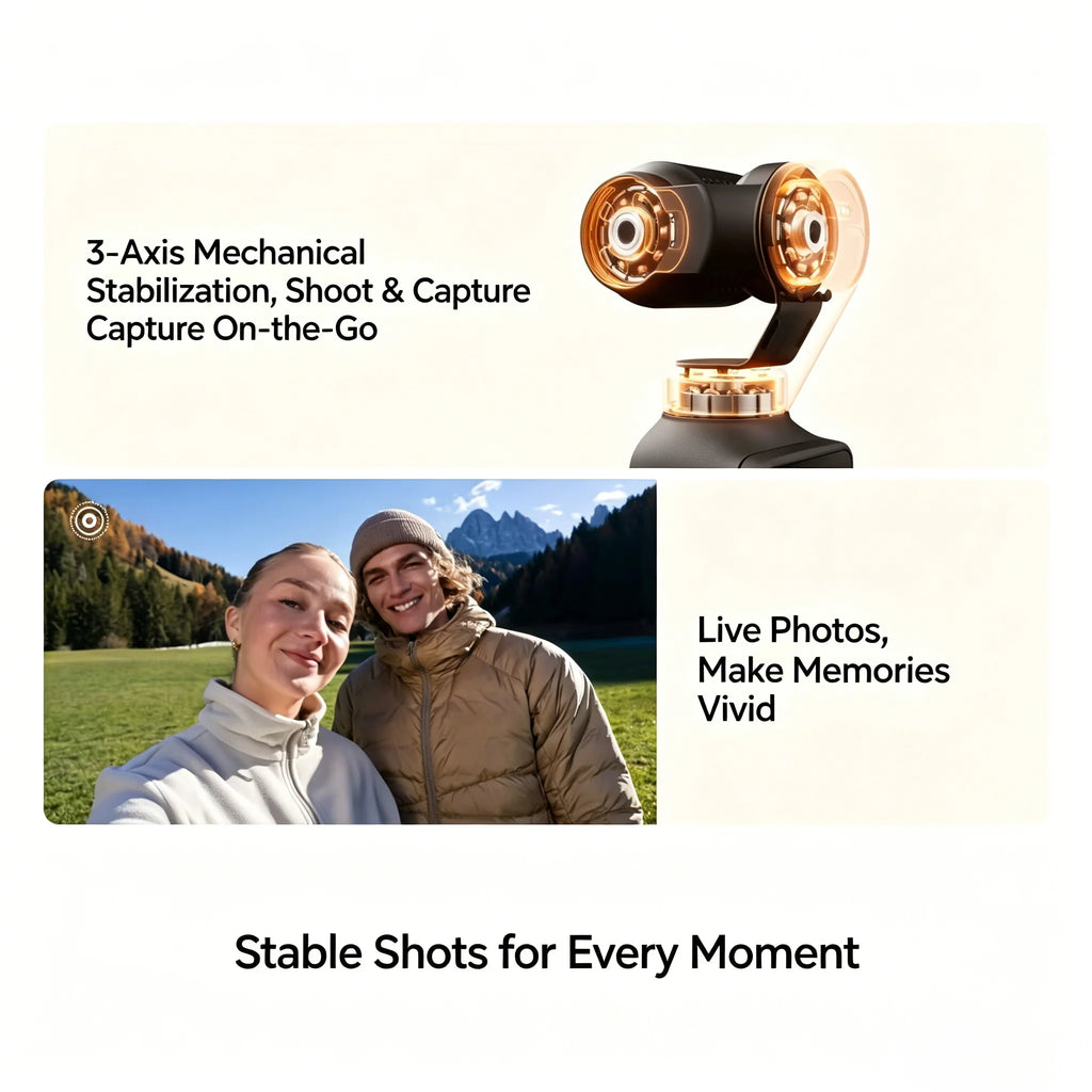 DJI Osmo Pocket 4 4K/6K Pocket Gimbal Camera 1-Inch Sensor 107GB Storage ActiveTrack 7.0 Vlog Camera TAVEN System LLC