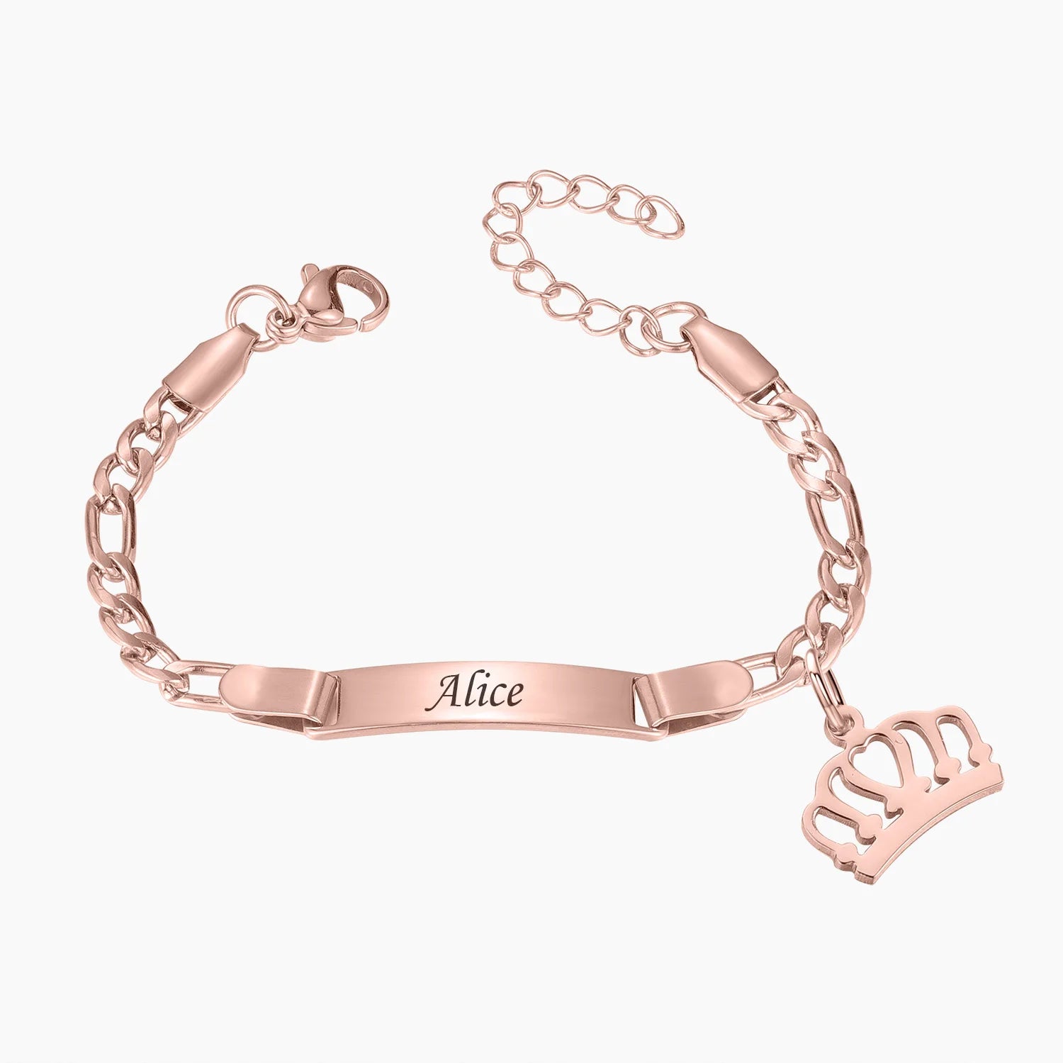 Custom Bracelet With Gold Plated Baby Personalized ID Engrave Name Bracelets For Women Medical Id Birthday Gift Jewelry Adjustab TAVEN System LLC