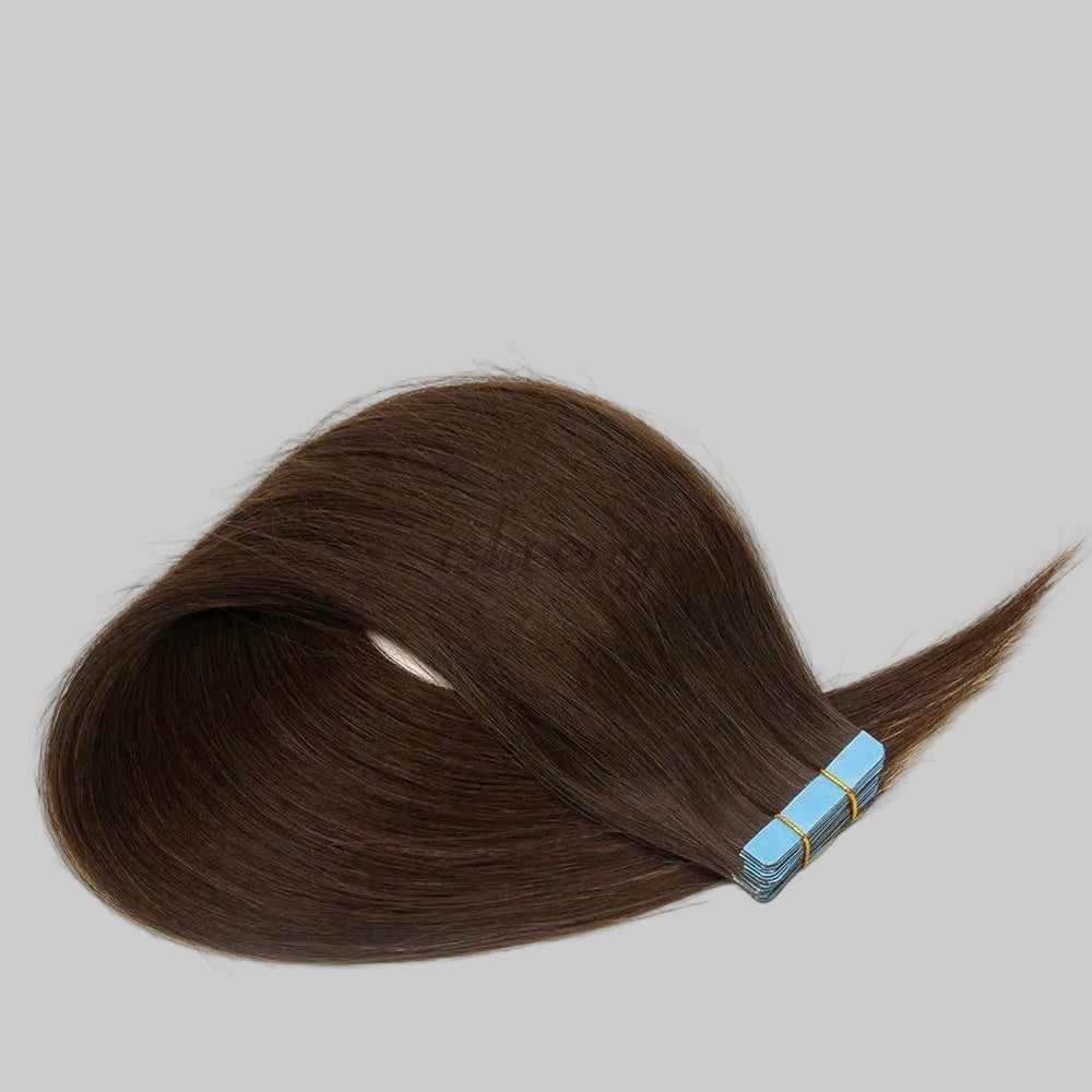 Blonde Invisible Tape In Human Hair Extensions Straight TAVEN System LLC