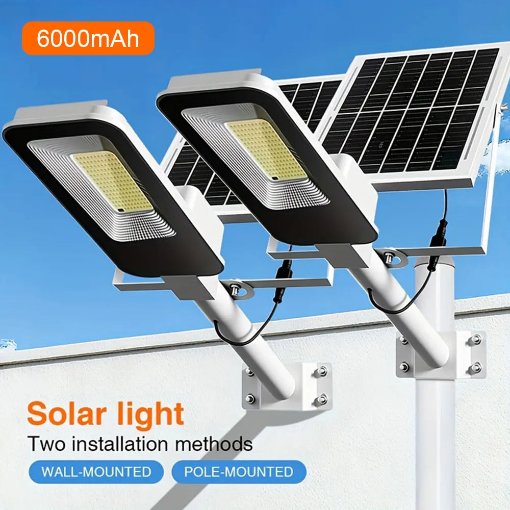 4 sets of outdoor waterproof solar lamps, 6000mAh solar street lamps, suitable for outdoor lighting from dusk to dawn TAVEN System LLC