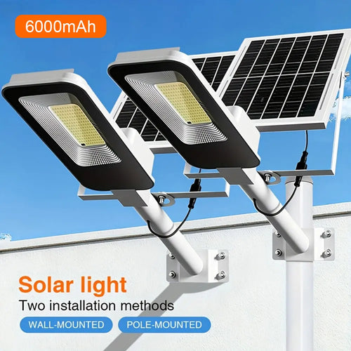 4 sets of outdoor waterproof solar lamps, 6000mAh solar street lamps, suitable for outdoor lighting from dusk to dawn TAVEN System LLC