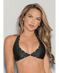 Glow Stones Black Light Dancewear Tri Bra Black O/S Escante