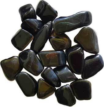 1 lb Tiger's Eye, Blue tumbled stones TAVEN System LLC