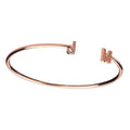DOREMI Custom Letter Bracelet Baby bangle Zirconia Pave Setting Initial bracelet Child & Adult size for  Unique Cuff Jewelry TAVEN System LLC