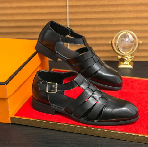 2025 Trending Products Original Quality Flat Formals Shoes Men's Luxury Sandals Oxfords Customize Genuine Leather Shoes TAVEN System LLC