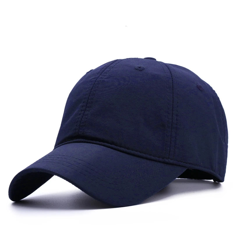 Plus Size Cotton Baseball Cap Big Head Adjustable Sun Hat TAVEN System LLC