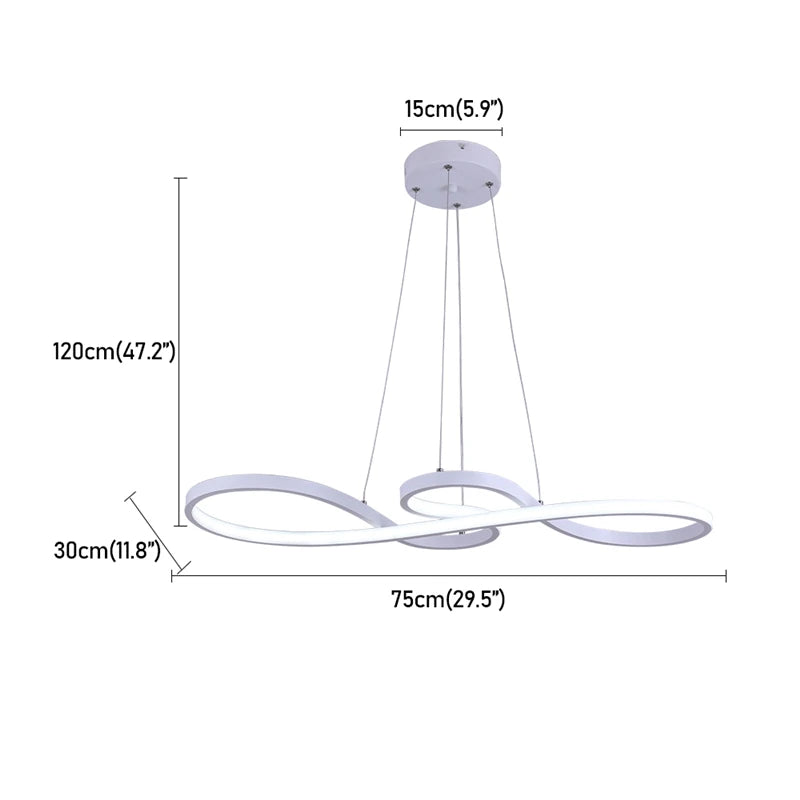 Nordic Led Pendant Light Decorative Led Ceiling Lamps Art Design Minimalist Dining Room Hanging Light Fixture Indoor Lighting TAVEN System LLC