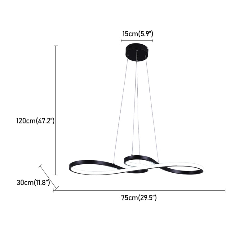 Nordic Led Pendant Light Decorative Led Ceiling Lamps Art Design Minimalist Dining Room Hanging Light Fixture Indoor Lighting TAVEN System LLC
