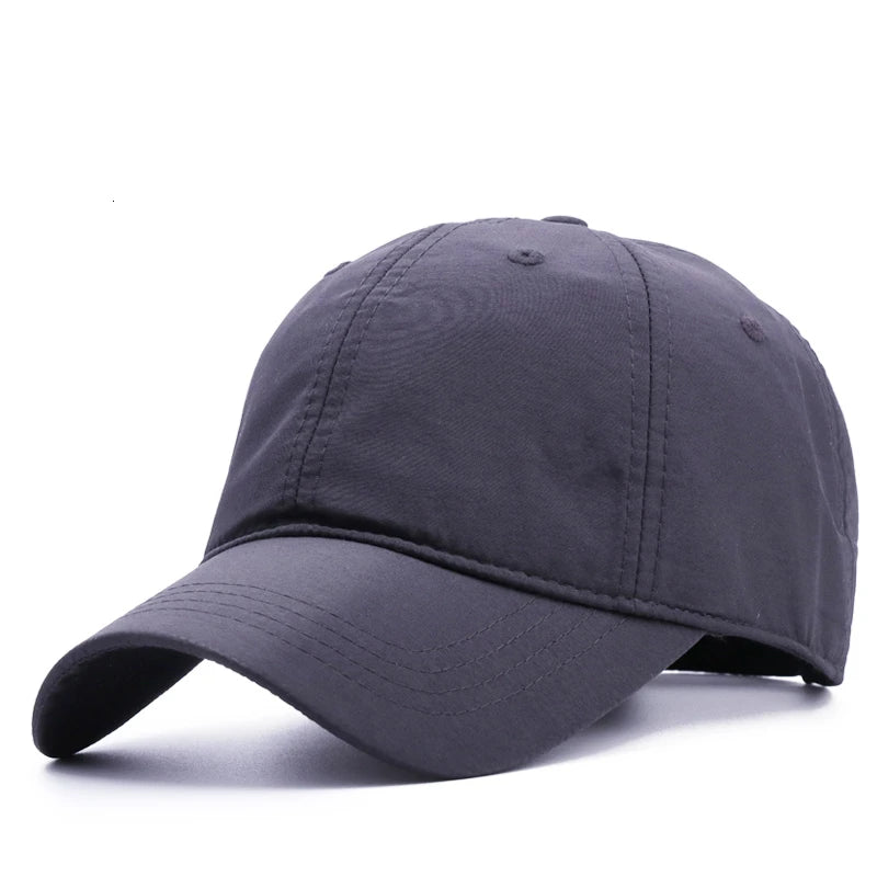 Plus Size Cotton Baseball Cap Big Head Adjustable Sun Hat TAVEN System LLC