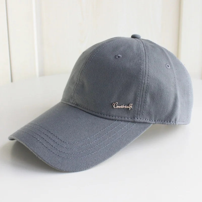 Men Cotton Baseball Cap Wide Brim Sun Hat Outdoor Fishing Cap TAVEN System LLC