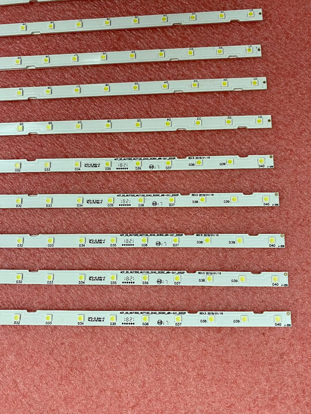 LED Backlight Strip for Samsung 55NU7100 UE55NU7300 UE55NU7100 UN55NU7100 AOT_55_NU7300_NU7100 BN96-45913A BN61-15485A TAVEN System LLC
