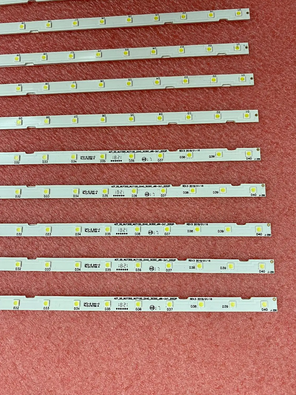 LED Backlight Strip for Samsung 55NU7100 UE55NU7300 UE55NU7100 UN55NU7100 AOT_55_NU7300_NU7100 BN96-45913A BN61-15485A TAVEN System LLC