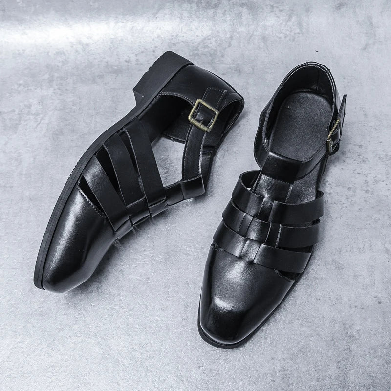 2025 Trending Products Original Quality Flat Formals Shoes Men's Luxury Sandals Oxfords Customize Genuine Leather Shoes TAVEN System LLC