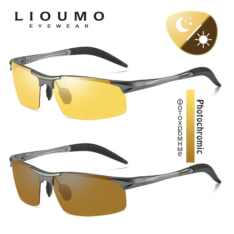 Top Anti-glare Day Night Vision Glasses For Driving Men Polarized Sunglasses Photochromic Driver Goggles Glasses zonnebril heren TAVEN System LLC