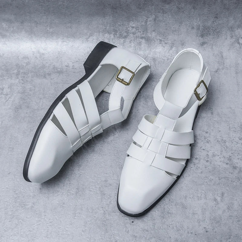 2025 Trending Products Original Quality Flat Formals Shoes Men's Luxury Sandals Oxfords Customize Genuine Leather Shoes TAVEN System LLC